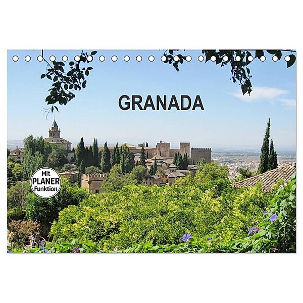 Granada (Tischkalender 2025 DIN A5 quer), CALVENDO Monatskalender, Calvendo, Andrea Ganz