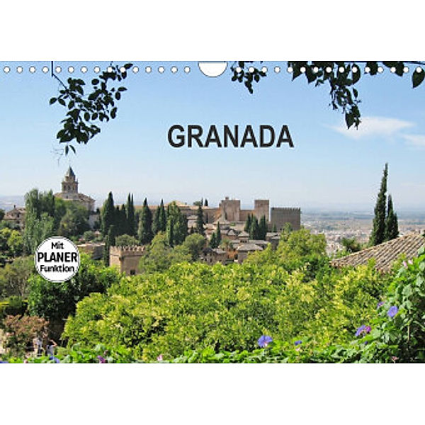Granada (Wandkalender 2022 DIN A4 quer), Andrea Ganz