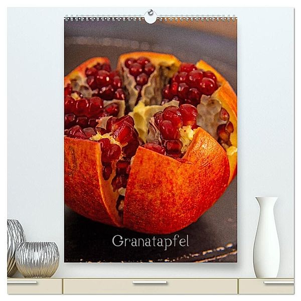 Granatapfel (hochwertiger Premium Wandkalender 2024 DIN A2 hoch), Kunstdruck in Hochglanz, Thomas Siepmann