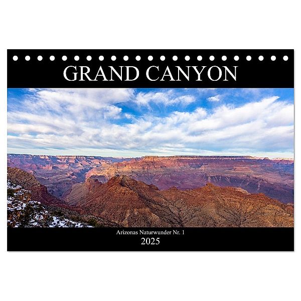 GRAND CANYON - Einblicke (Tischkalender 2025 DIN A5 quer), CALVENDO Monatskalender, Calvendo, Kai Ostermann