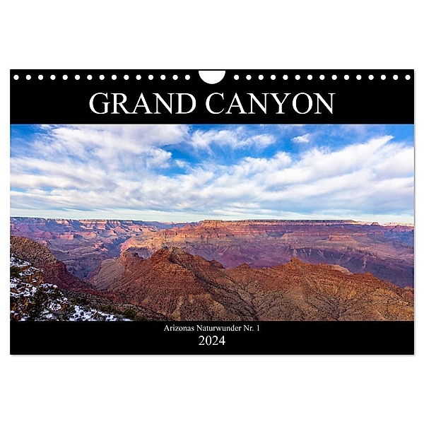 GRAND CANYON - Einblicke (Wandkalender 2024 DIN A4 quer), CALVENDO Monatskalender, Kai Ostermann