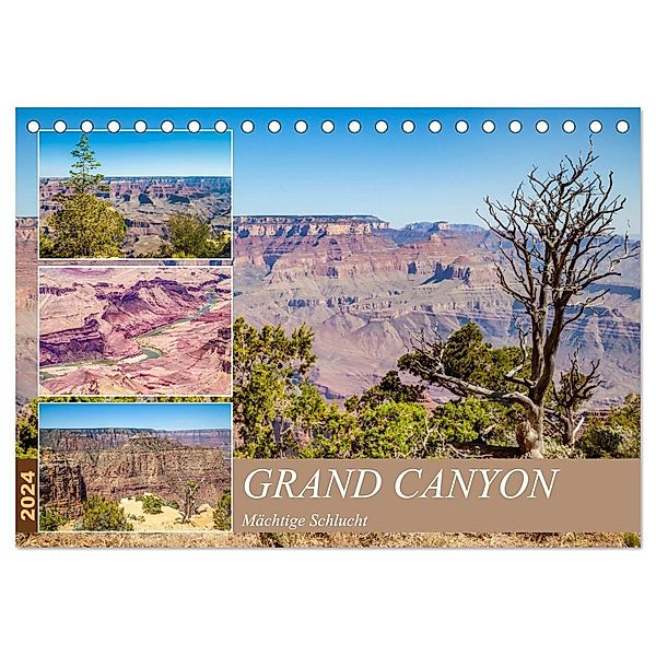 GRAND CANYON Mächtige Schlucht (Tischkalender 2024 DIN A5 quer), CALVENDO Monatskalender, Melanie Viola
