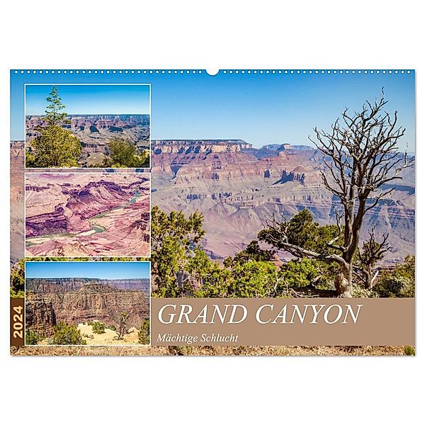 GRAND CANYON Mächtige Schlucht (Wandkalender 2024 DIN A2 quer), CALVENDO Monatskalender, Melanie Viola