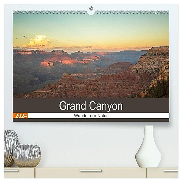 Grand Canyon - Wunder der Natur (hochwertiger Premium Wandkalender 2024 DIN A2 quer), Kunstdruck in Hochglanz, Andrea Potratz