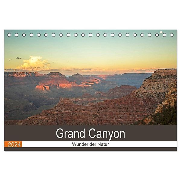 Grand Canyon - Wunder der Natur (Tischkalender 2024 DIN A5 quer), CALVENDO Monatskalender, Andrea Potratz