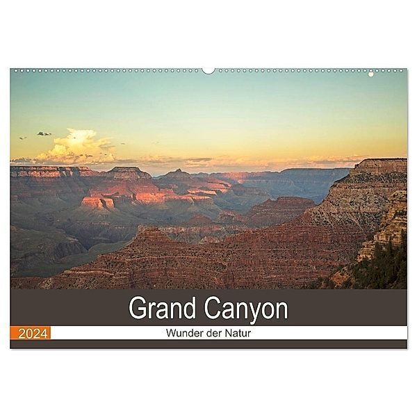 Grand Canyon - Wunder der Natur (Wandkalender 2024 DIN A2 quer), CALVENDO Monatskalender, Andrea Potratz
