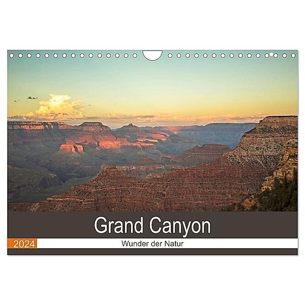 Grand Canyon - Wunder der Natur (Wandkalender 2024 DIN A4 quer), CALVENDO Monatskalender, Andrea Potratz