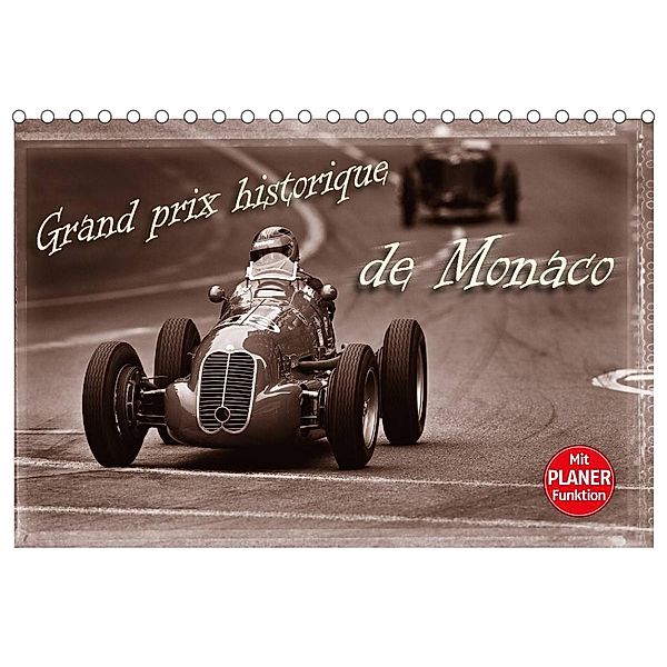 Grand Prix historique de Monaco (Tischkalender 2023 DIN A5 quer), Stefan Bau