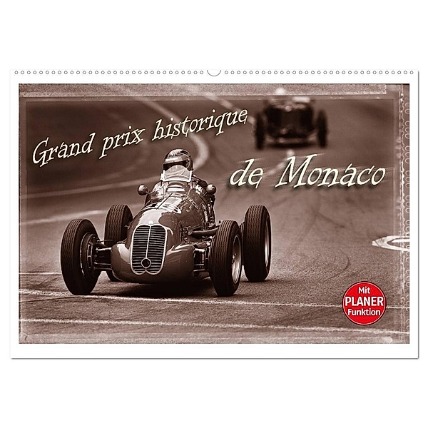 Grand Prix historique de Monaco (Wandkalender 2024 DIN A2 quer), CALVENDO Monatskalender, Stefan Bau