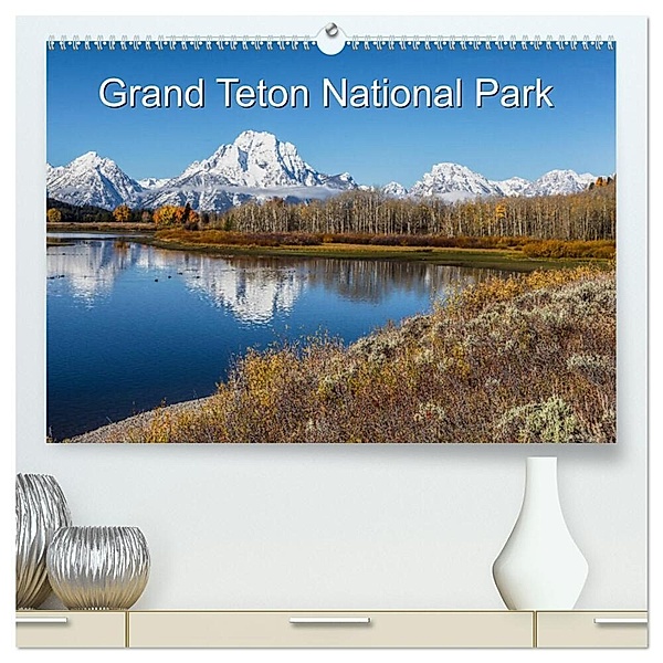 Grand Teton National Park (hochwertiger Premium Wandkalender 2024 DIN A2 quer), Kunstdruck in Hochglanz, Thomas Klinder