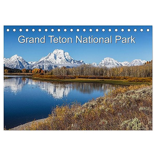 Grand Teton National Park (Tischkalender 2024 DIN A5 quer), CALVENDO Monatskalender, Thomas Klinder