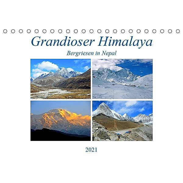 Grandioser Himalaya, Bergriesen in Nepal (Tischkalender 2021 DIN A5 quer), Ulrich Senff