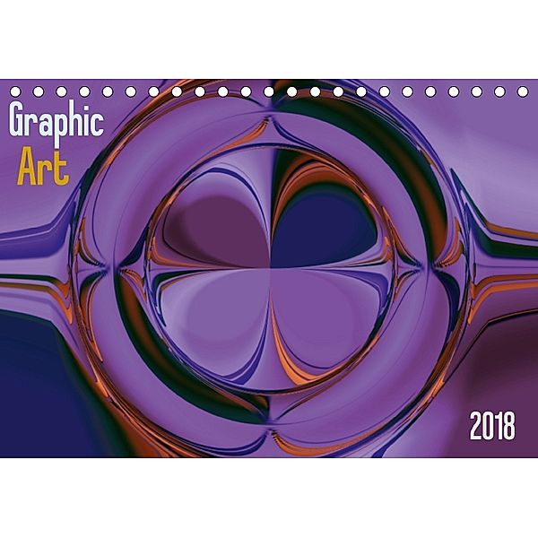 Graphic Art 2018 (Tischkalender 2018 DIN A5 quer), Peter Hebgen