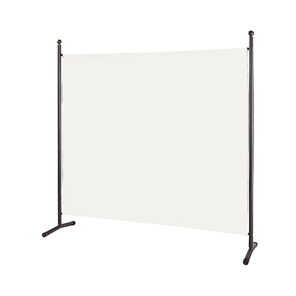 Grasekamp Stellwand 180 x 180 cm Weiß Paravent  Raumteiler Trennwand Sichtschutz