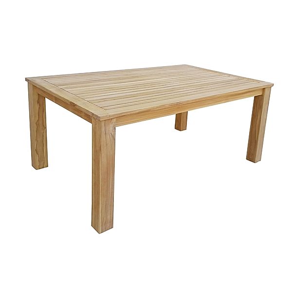 Grasekamp Teak Tisch 160x100 cm Esstisch  Gartenmöbel Möbel Gartentisch Holztisch