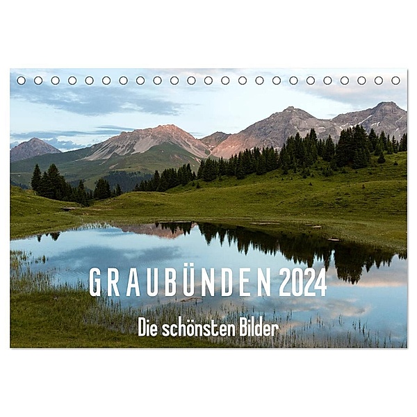 Graubünden 2024 - Die schönsten Bilder (Tischkalender 2024 DIN A5 quer), CALVENDO Monatskalender, Armin Mathis
