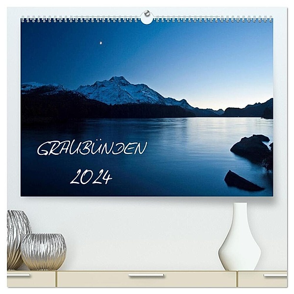 Graubünden - Die schönsten Bilder (hochwertiger Premium Wandkalender 2024 DIN A2 quer), Kunstdruck in Hochglanz, Armin Mathis