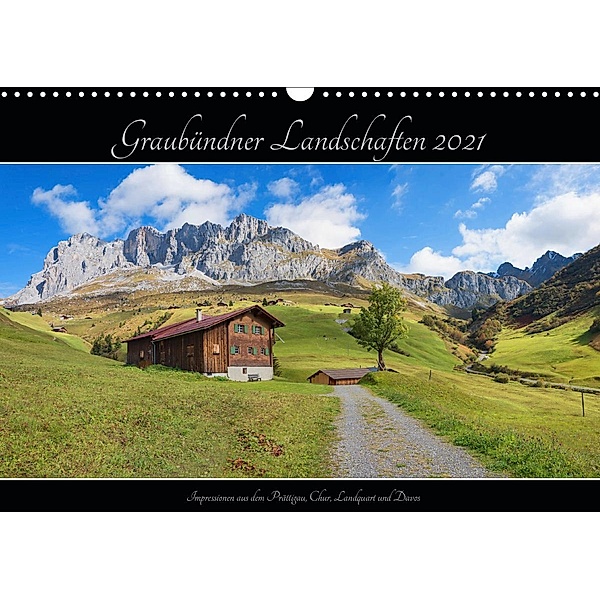 Graubündner Landschaften 2021 (Wandkalender 2021 DIN A3 quer), SusaZoom