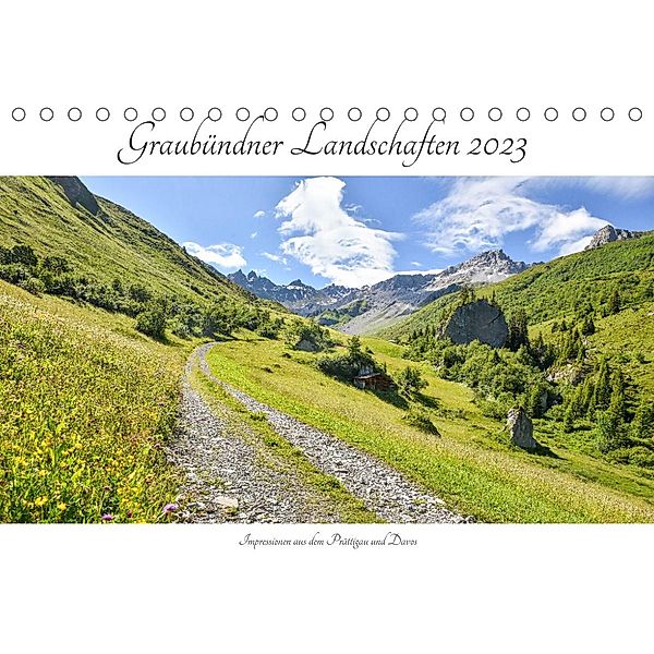 Graubündner Landschaften 2023 (Tischkalender 2023 DIN A5 quer), SusaZoom