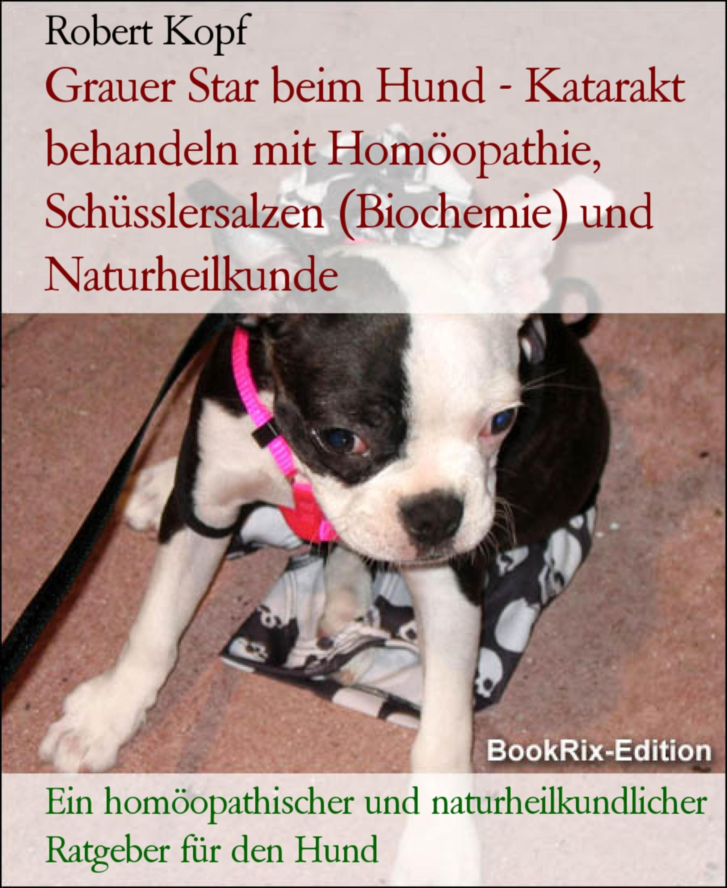 Grauer Star beim Hund - Katarakt behandeln mit Homöopathie, Schüsslersalzen  Biochemie und Naturheilkunde eBook v. Robert Kopf | Weltbild