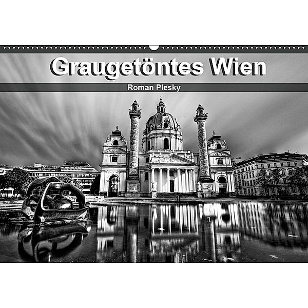 Graugetöntes Wien (Wandkalender 2020 DIN A2 quer), Roman Plesky