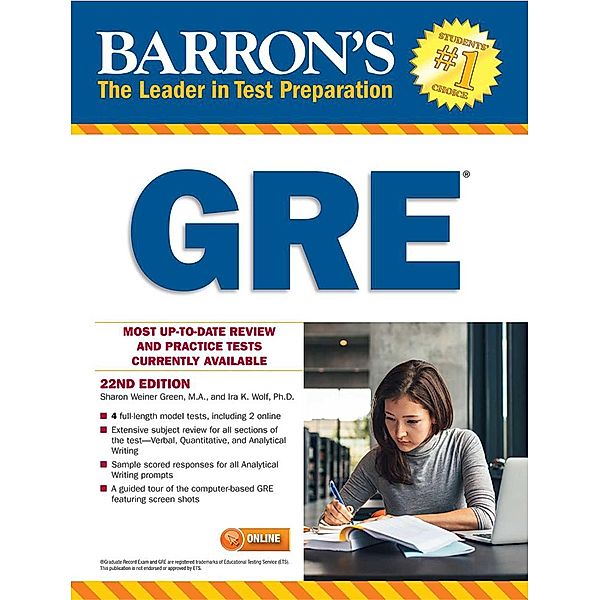 GRE / Barron's Test Prep, Sharon Weiner Green, Ira K. Wolf