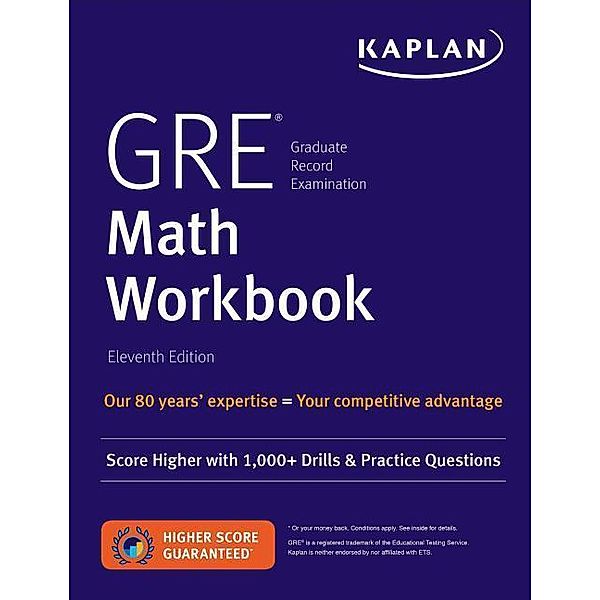 GRE Math Workbook, Kaplan Test Prep