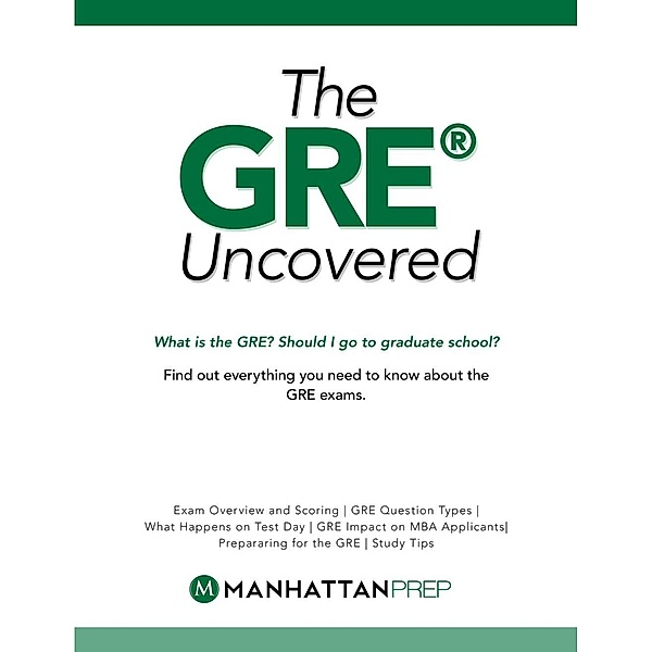 GRE Uncovered, Manhattan Prep