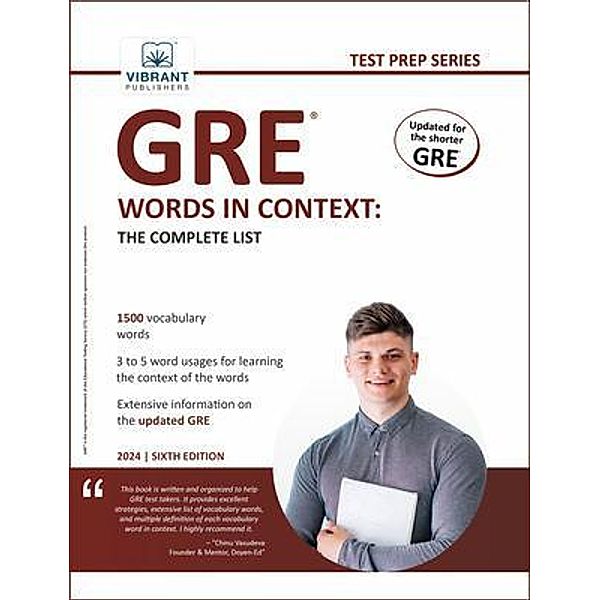 GRE Words In Context, Vibrant Publishers