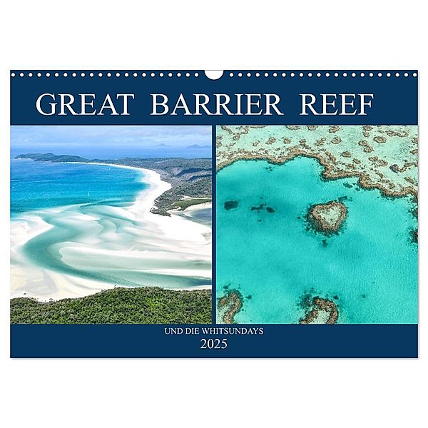 Great Barrier Reef und die Whitsundays (Wandkalender 2025 DIN A3 quer), CALVENDO Monatskalender, Calvendo, Robert Styppa