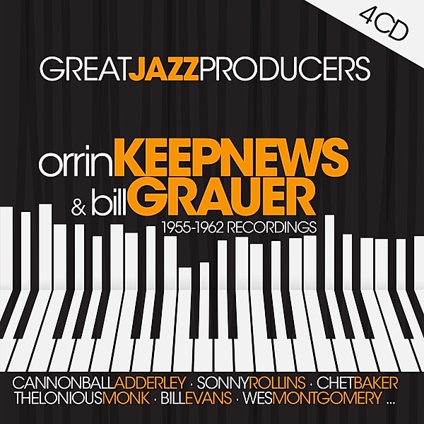 Great Jazz Prod.:O.Keepnews & B.Grauer-1955-62 Rec, Adderley-Rollins-Baker-Monk-Evans-Montgomery...