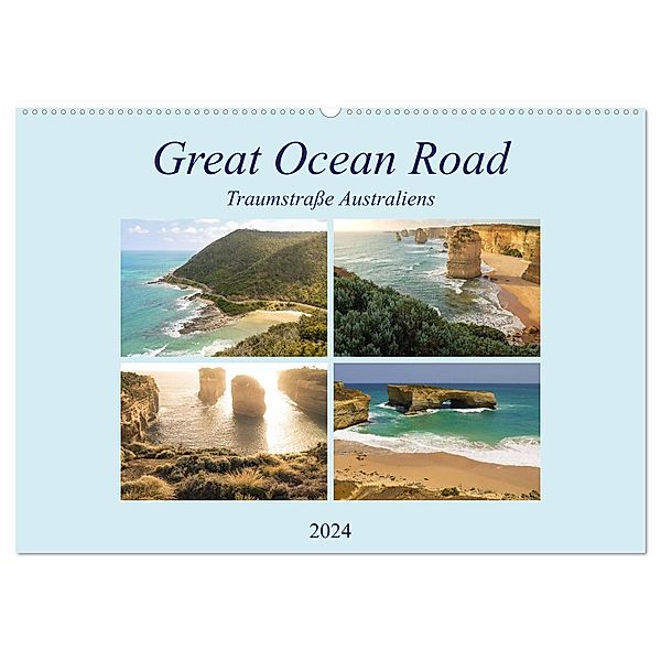 Great Ocean Road - Traumstraße Australiens (Wandkalender 2024 DIN A2 quer), CALVENDO Monatskalender, Martin Wasilewski