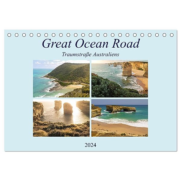 Great Ocean Road - Traumstrasse Australiens (Tischkalender 2024 DIN A5 quer), CALVENDO Monatskalender, Martin Wasilewski