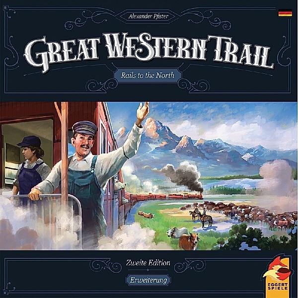 Eggertspiele, Asmodee Great Western Trail - Rails to the North, Alexander Pfister