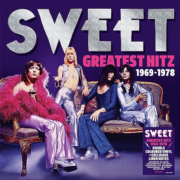 Greatest Hitz! The Best of Sweet 1969-1978 (2 LPs, transparent & coloured) (Vinyl), Sweet