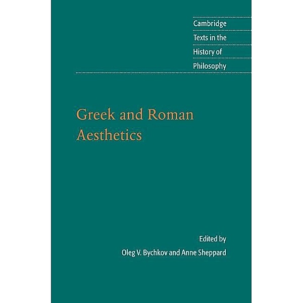 Greek and Roman Aesthetics / Cambridge Texts in the History of Philosophy