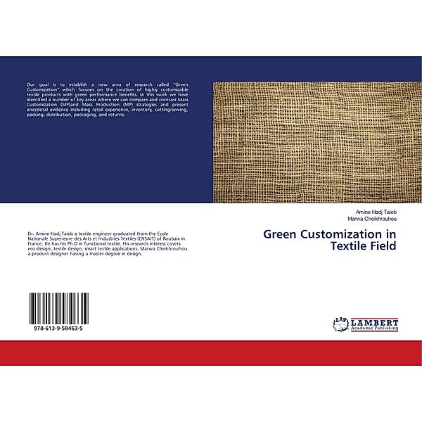 Green Customization in Textile Field, Amine Hadj Taieb, Marwa Cheikhrouhou