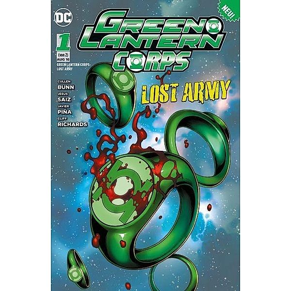 Green Lantern Corps: Lost Army, Cullen Bunn, Jesus Saiz
