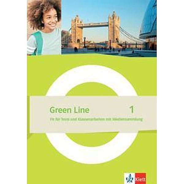 Green Line 1 - Fit für Tests und Klassenarbeiten. Arbeitsheft mit Lösungen und Mediensammlung Klasse 5