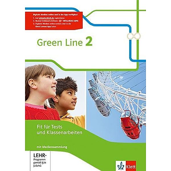 Green Line 2 - Fit für Tests und Klassenarbeiten mit Lösungsheft und CD-ROM Klasse 6