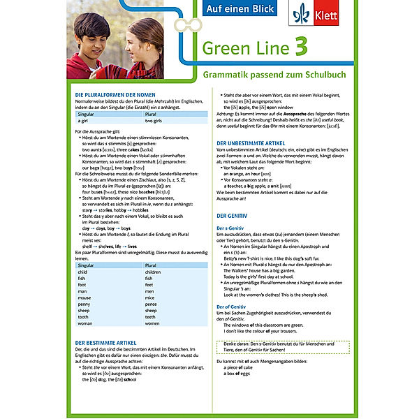 Green Line 3 - 7. Klasse, Auf einen Blick