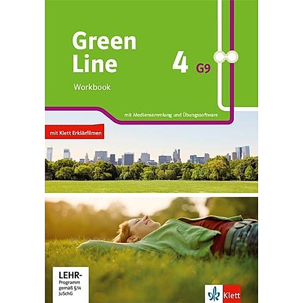Green Line 4 G9 - 8. Klasse, Workbook mit Mediensammlung und Übungssoftware zum Download
