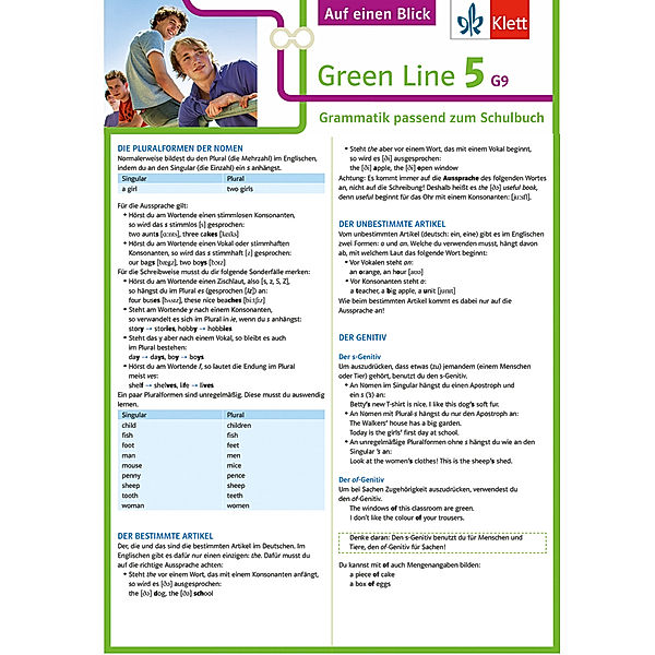 Green Line 5 G9 Klasse 9 Auf einen Blick