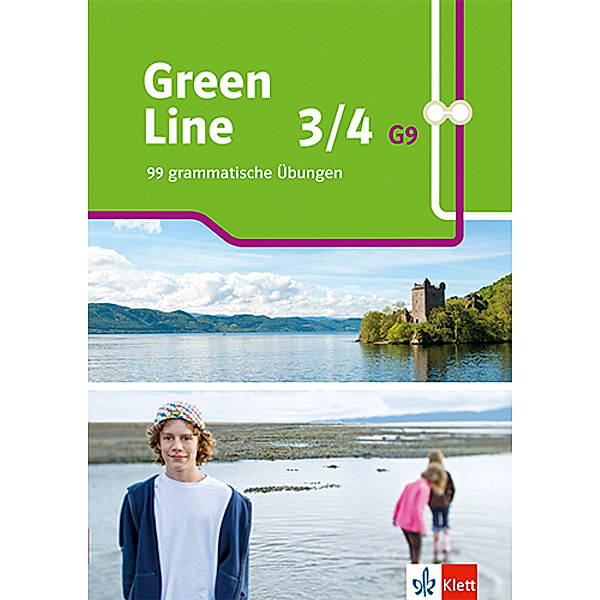 Green Line G9. Ausgabe ab 2019 / Green Line 3/4 G9 - 7./8. Klasse, 99 grammatische Übungen. Arbeitsheft mit Lösungen
