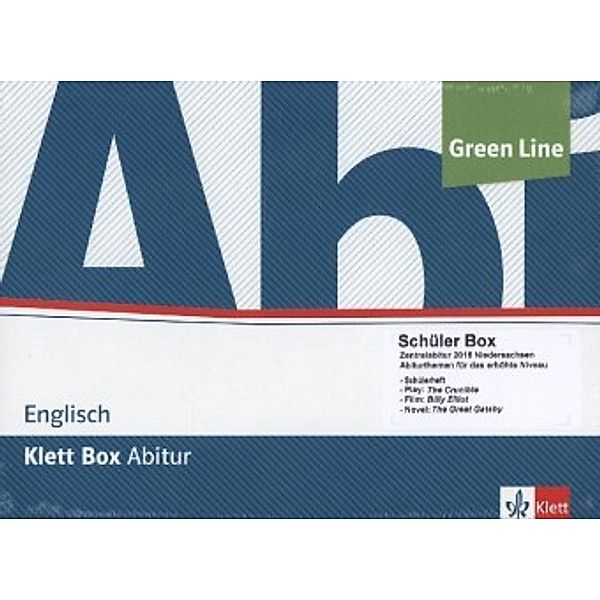Green Line Oberstufe, Ausgabe Niedersachsen: Klett Box Zentralabitur Englisch 2016 Niedersachsen, Schüler-Box - erhöhtes Niveau