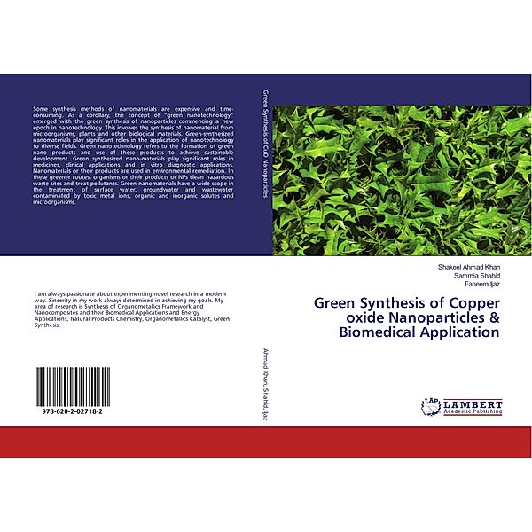 Green Synthesis of Copper oxide Nanoparticles & Biomedical Application, Shakeel Ahmad Khan, Sammia Shahid, Faheem Ijaz