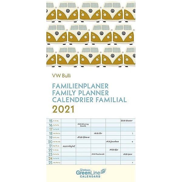 GreenLine VW Bulli 2021 Familienplaner