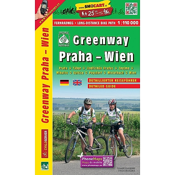 Greenway Praha - Wien 1 : 100 000