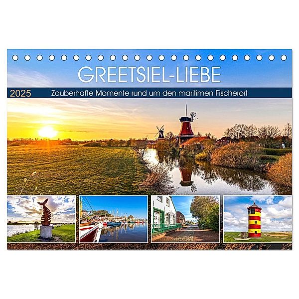 GREETSIEL-LIEBE (Tischkalender 2025 DIN A5 quer), CALVENDO Monatskalender, Calvendo, Andrea Dreegmeyer