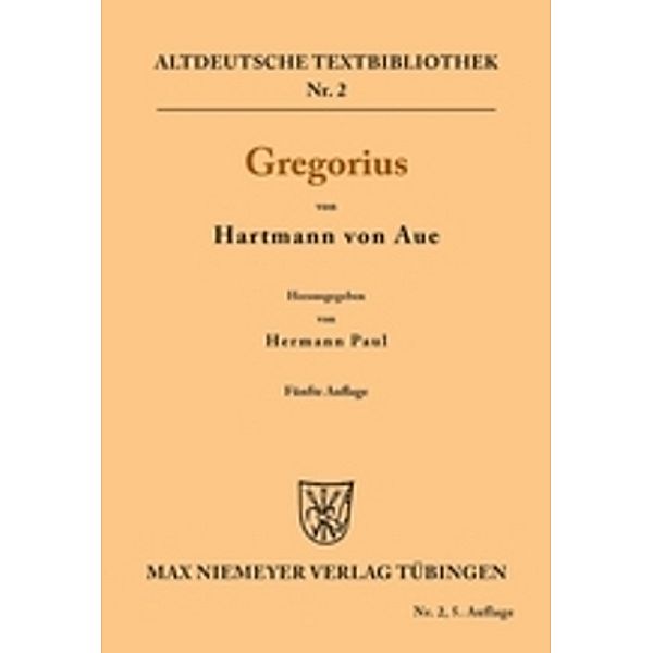 Gregorius, Hartmann von Aue